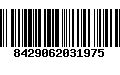 Código de Barras 8429062031975