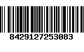 Código de Barras 8429127253083