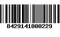 Código de Barras 8429141000229