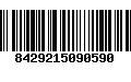 Código de Barras 8429215090590