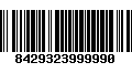 Código de Barras 8429323999990