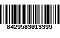 Código de Barras 8429583013399