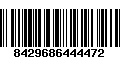 Código de Barras 8429686444472