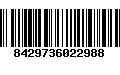 Código de Barras 8429736022988
