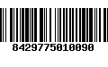 Código de Barras 8429775010090