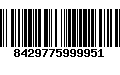 Código de Barras 8429775999951