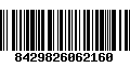 Código de Barras 8429826062160