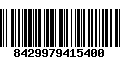 Código de Barras 8429979415400