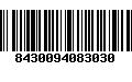 Código de Barras 8430094083030