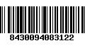 Código de Barras 8430094083122