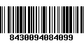 Código de Barras 8430094084099