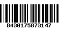 Código de Barras 8430175873147