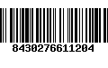 Código de Barras 8430276611204