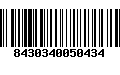 Código de Barras 8430340050434