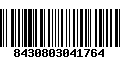 Código de Barras 8430803041764