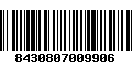 Código de Barras 8430807009906