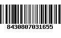 Código de Barras 8430807031655