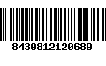 Código de Barras 8430812120689