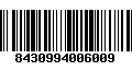 Código de Barras 8430994006009