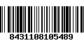 Código de Barras 8431108105489