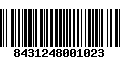 Código de Barras 8431248001023