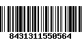 Código de Barras 8431311550564