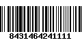 Código de Barras 8431464241111