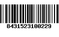 Código de Barras 8431523100229