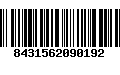 Código de Barras 8431562090192