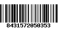 Código de Barras 8431572050353