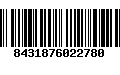 Código de Barras 8431876022780