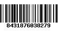 Código de Barras 8431876038279