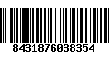 Código de Barras 8431876038354