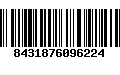 Código de Barras 8431876096224
