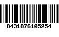 Código de Barras 8431876105254