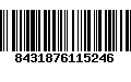 Código de Barras 8431876115246