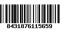 Código de Barras 8431876115659