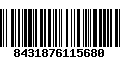 Código de Barras 8431876115680