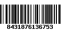 Código de Barras 8431876136753