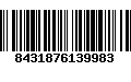 Código de Barras 8431876139983