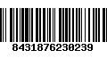 Código de Barras 8431876230239