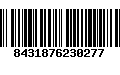 Código de Barras 8431876230277