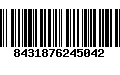 Código de Barras 8431876245042