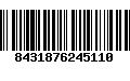 Código de Barras 8431876245110