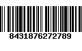 Código de Barras 8431876272789