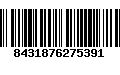Código de Barras 8431876275391