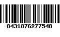Código de Barras 8431876277548