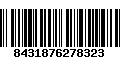 Código de Barras 8431876278323