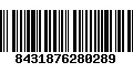 Código de Barras 8431876280289