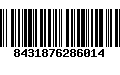 Código de Barras 8431876286014